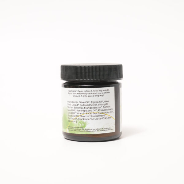 Luxury Facial Cream Sandalwood & Frankincense (1.7 oz) - Image 3
